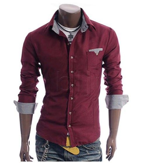 Camisa Social Slim Luxo Manga Longa 268173 Frete grátis