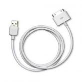 Cabo Dados Usb 120cm para Iphone4 4S Por acatado Frete Gráti