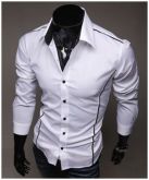 Camisa Social Slim Luxo Manga Longa 268152 Frete Grátis