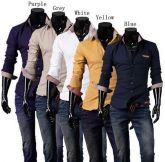 Men's Long Sleeve Shirt varied colors