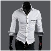 Camisa Social Slim Luxo Manga Longa 268167