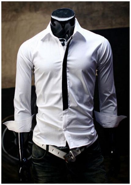 Camisa Social Slim Luxo Manga Longa 268166