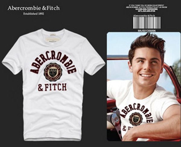 Camiseta camisa Abercrombie & Fitch com cores variadas ataca