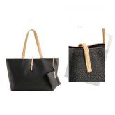 Linda Bolsa Feminina De Couro Preto 238149 Frete Grátis