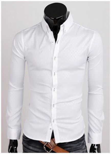 Camisa Social Slim Luxo Manga Longa 268162   Frete Grátis