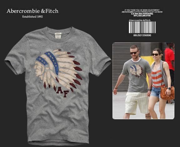 Camiseta camisa Abercrombie & Fitch atacado